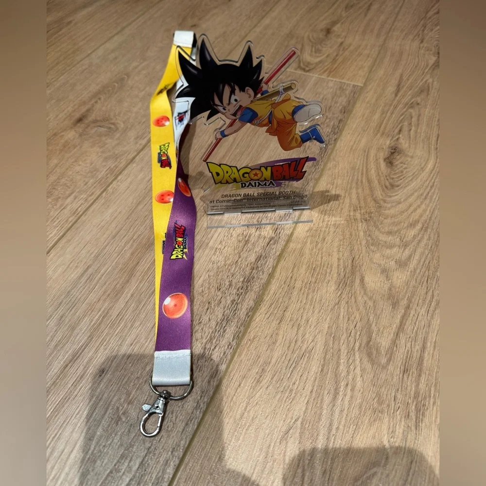 Dragon Ball Daima Lanyard and Goku Ceramic Stand SDCC 2024‎ exclusive